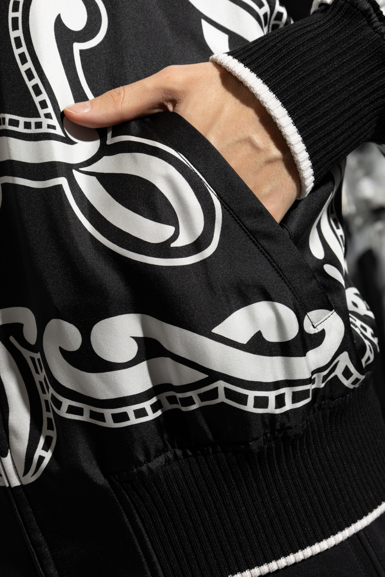 Dolce & Gabbana Silk bomber jacket | Men's | Vitkac